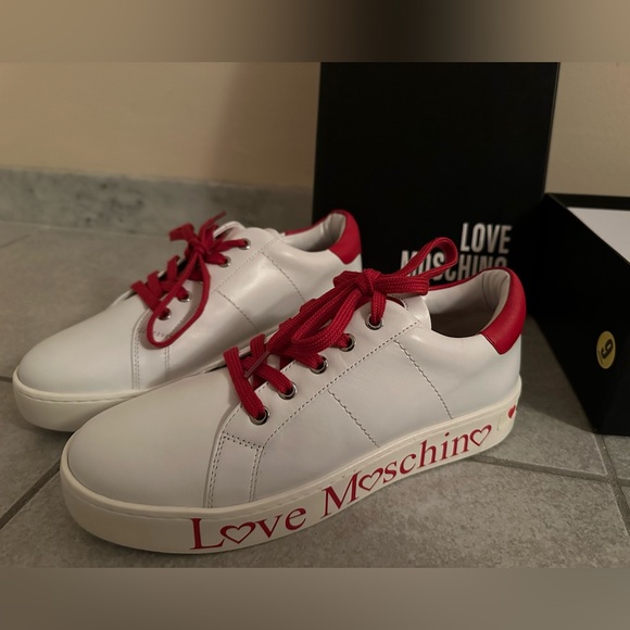 Love Moschino UNISEX sneakers NEW - Picture 4 of 7